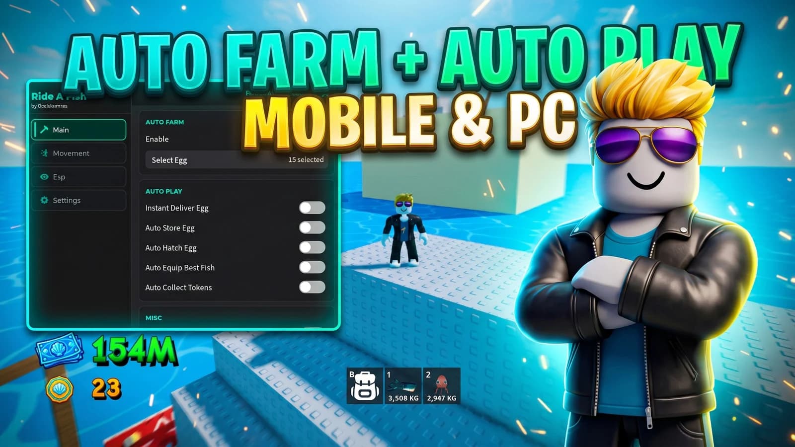 Auto Farm, Auto Play | Sosiskomras Hub