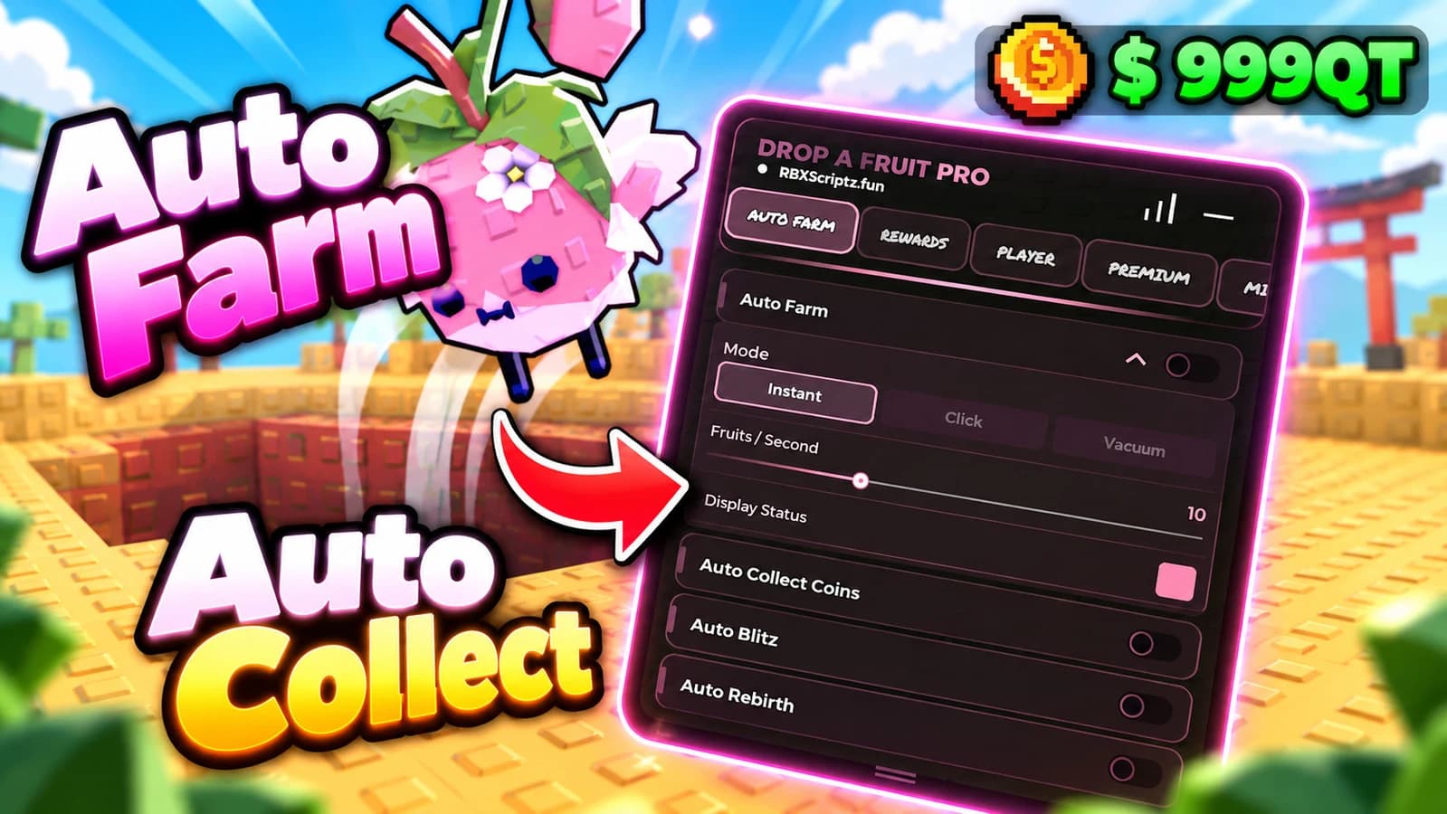 Auto Farm | Auto Collect | Auto Rebirth | Webhooks +++
