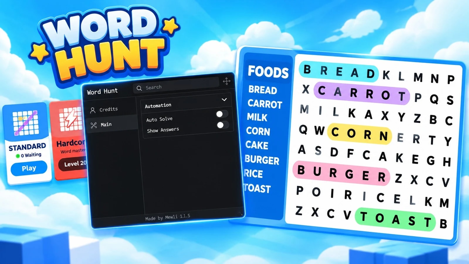 ⋆˚࿔ Auto Solve - Show Answer┃Mewli ⋆˚࿔