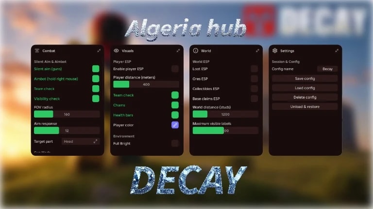 Algeria hub decay