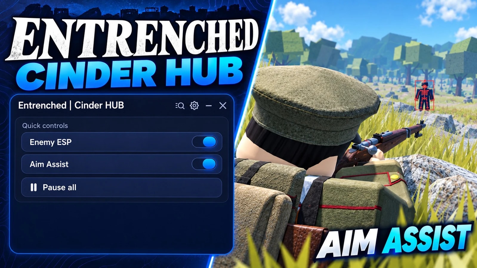 ENTRENCHED | PREMIUM FREE | RELEASED | OP AIMBOT + ESP