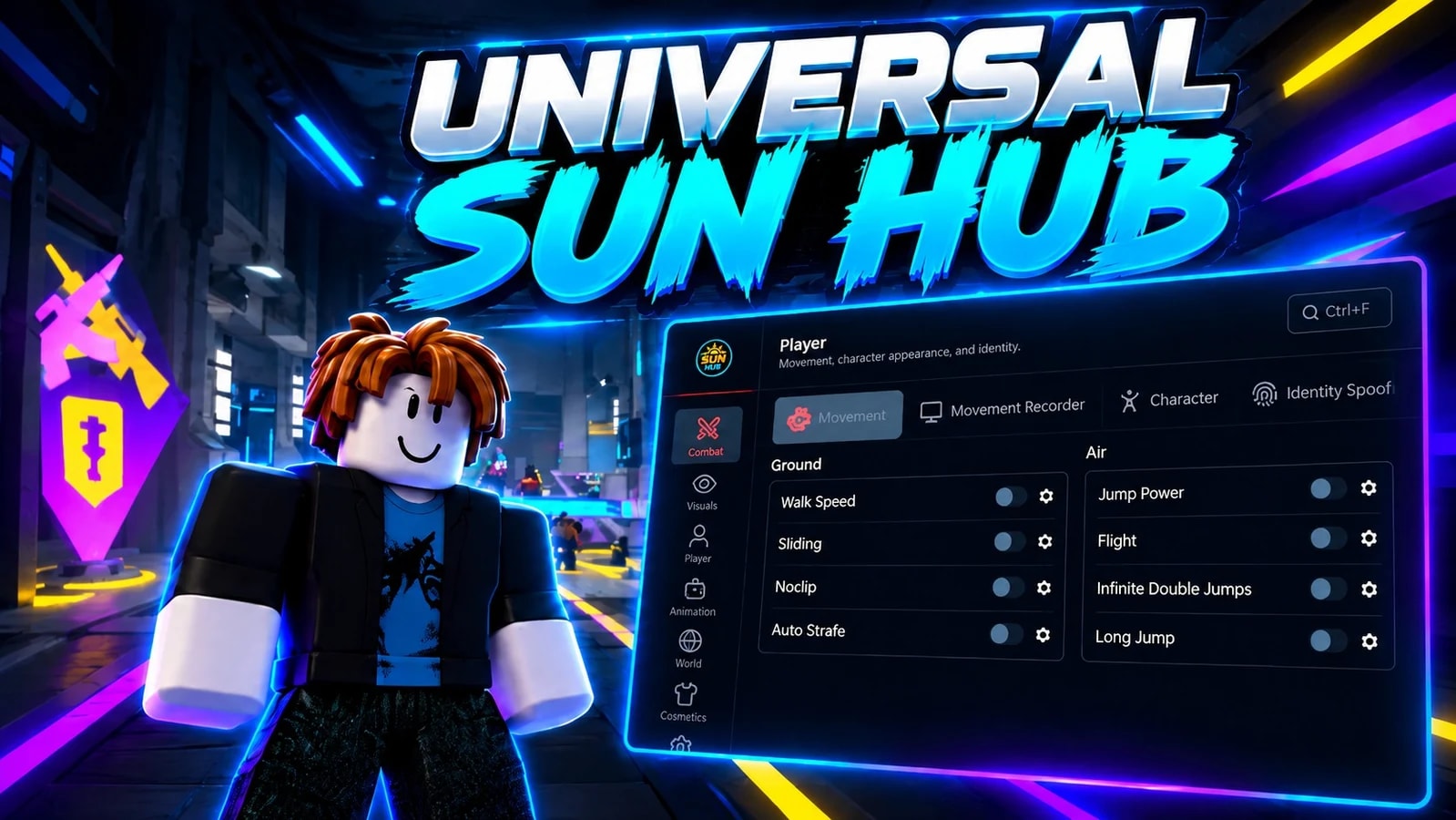 Universal Sun Hub | Full Combat, Visuals & Misc