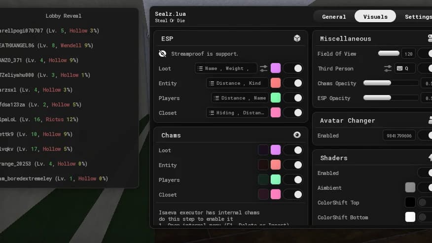 Sealz.lua | Public Beta