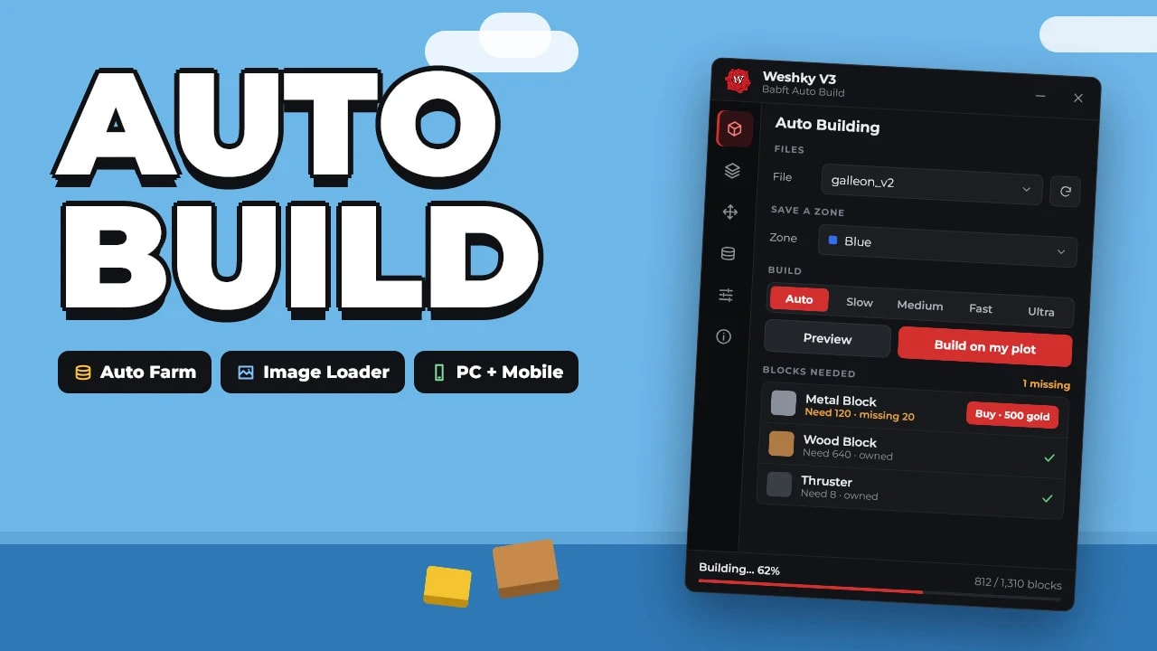 Weshky Auto Build V3 *NEW + Keyless