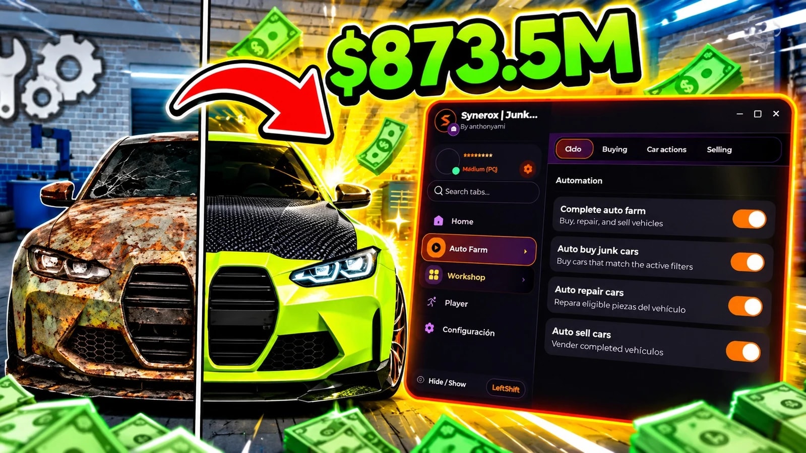 Junk Mechanics - AUTO FARM | Buy, Repair & Sell