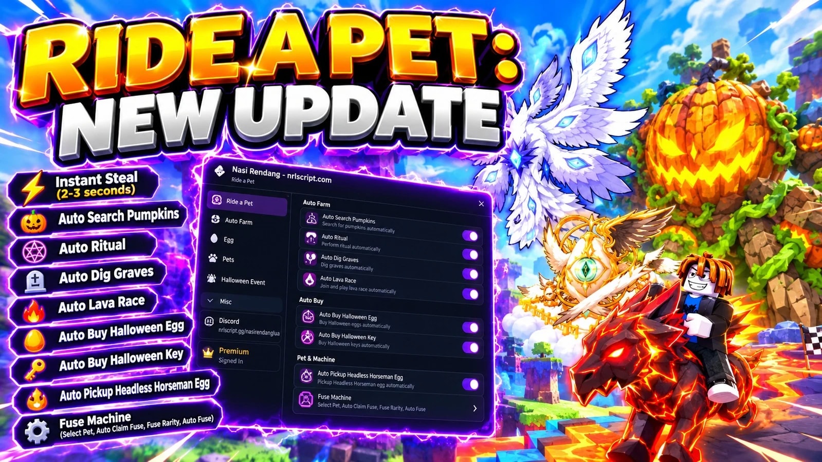 RIDE A PET: OP FEATURES & ULTIMATE UPDATE!