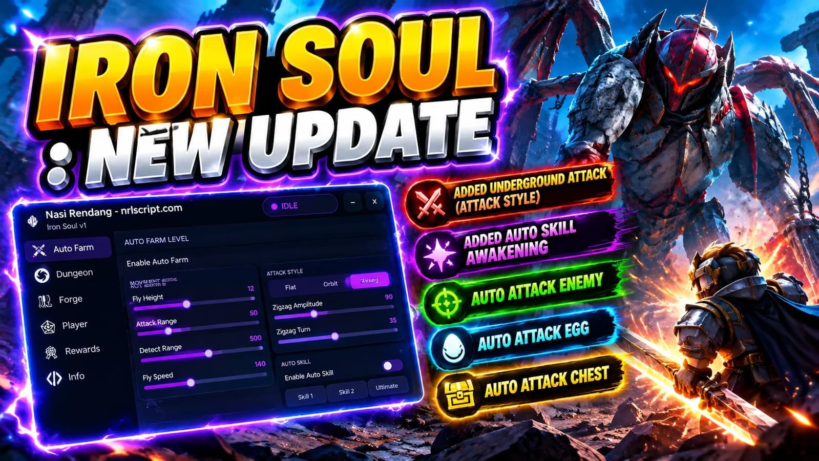 IRON SOUL : NEW OP FEATURES!