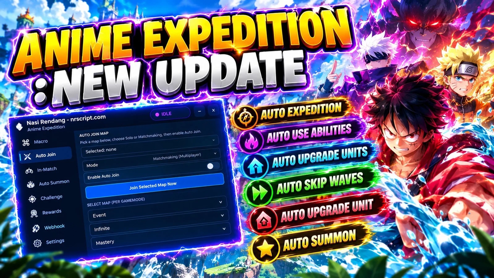 ANIME EXPEDITION : INSTANT PROGRESSION!!!