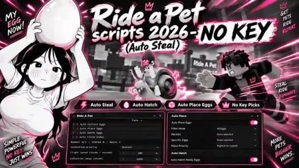 New Update Ride A Pet Script