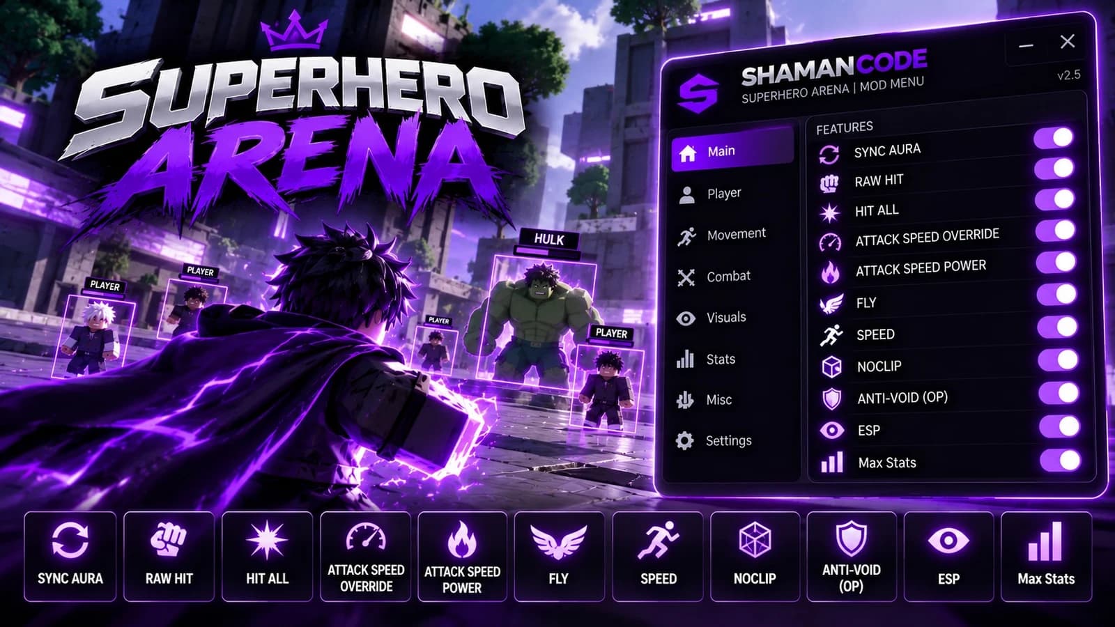 #1 BEST Superhero Arena SCRİPT KİLL AURA - MAX SCRİPT