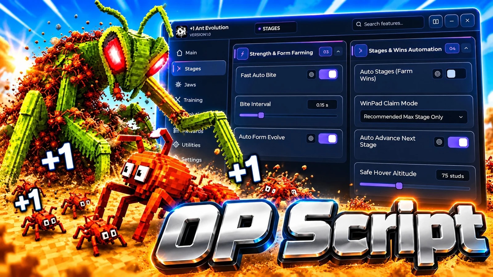 +1 Ant Evolution | CM HU | OP SCRIPTS |MORE FEATURES