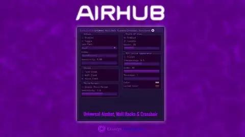 Preview of AirHub | UNIVERSAL AIMBOT, WALL HACK (ESP) & CROSSHAIR GUI