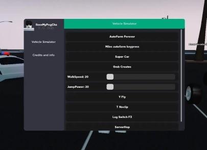 Preview of OP Vehicle Simulator GUI