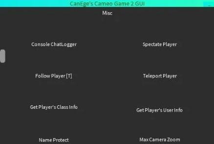 Preview of OP Cameo Game 2 GUI