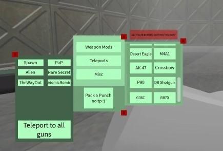 Preview of Survive and Kill the Killers in Area 51 GUI 