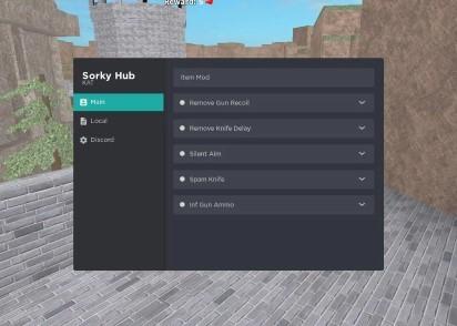 Preview of Game Script Hub (Sorky Hub)