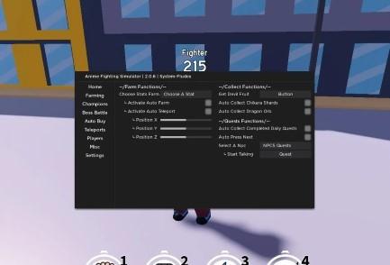 Preview of OP Anime Fighting Simulator GUI