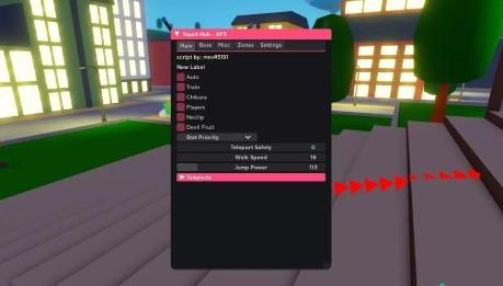 Preview of Anime Fighting Simulator GUI (Squid Hub)