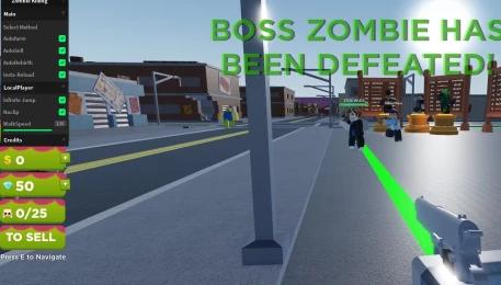 Preview of Zombie Killing Simulator GUI
