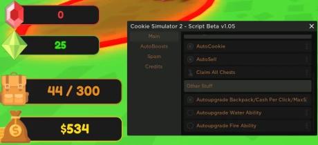 Preview of Cookie Simulator 2 Beta GUI