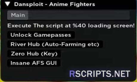 Preview of Anime Fighters Simulator | All good GUIs in one script
