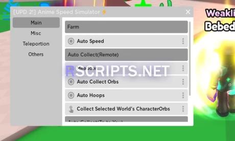 Preview of Anime Speed Simulator | Gui