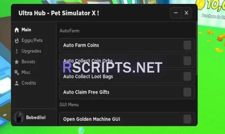 Preview of Pet Simulator X ! Script