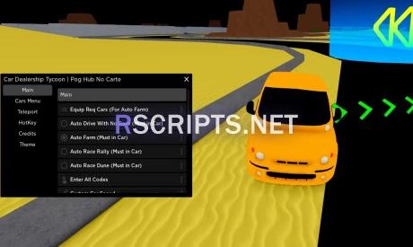Preview of Car Dealership Tycoon GUI | Race Auto Farm & MORE