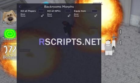 Preview of Backroom Morphs Script | Kill Players & NPCs Server-Sided!