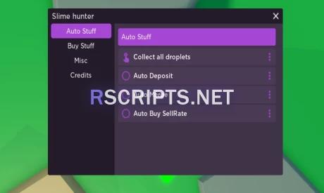 Preview of Slime Tower Tycoon Script Gui | Auto Deposit, Auto Merge, Auto Buy, More!
