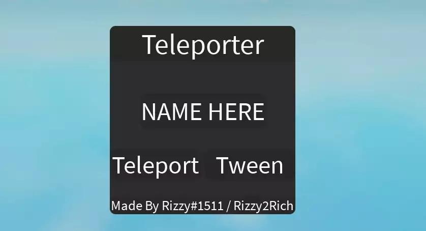 Preview of [NEW] Teleport / Tween GUI