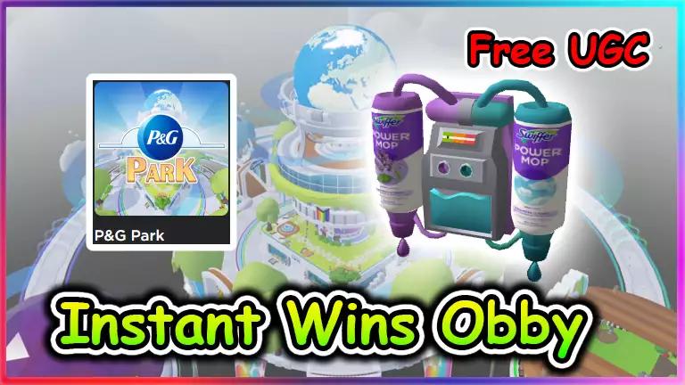 Preview of P&G Park Script – Instant Wins Swiffer Obby