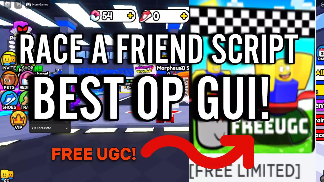 Preview of RACE A FRIEND BEST SCRIPT - OP GUI!