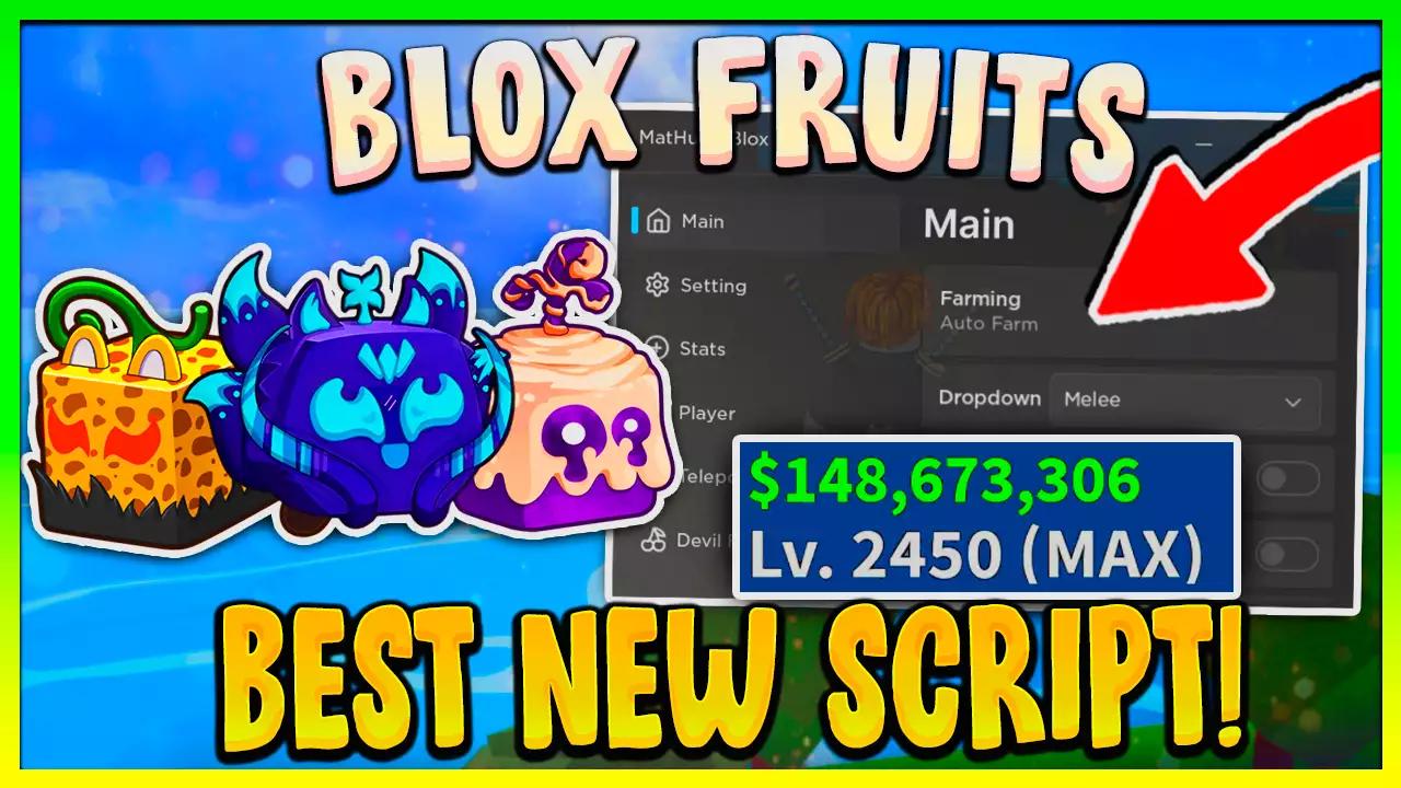 Preview of New best blox fruits script | Auto Farm, Devil fruit farm and more!