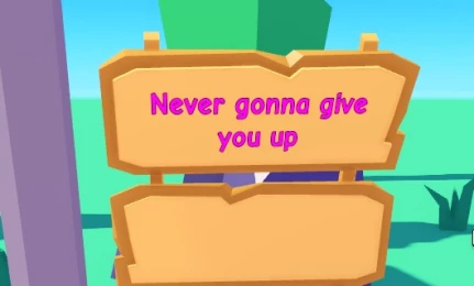 PLS DONATE | Rainbow Rickroll Booth