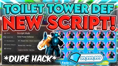 Survive Hub : NEW Toilet Tower Defense Script LOADER
