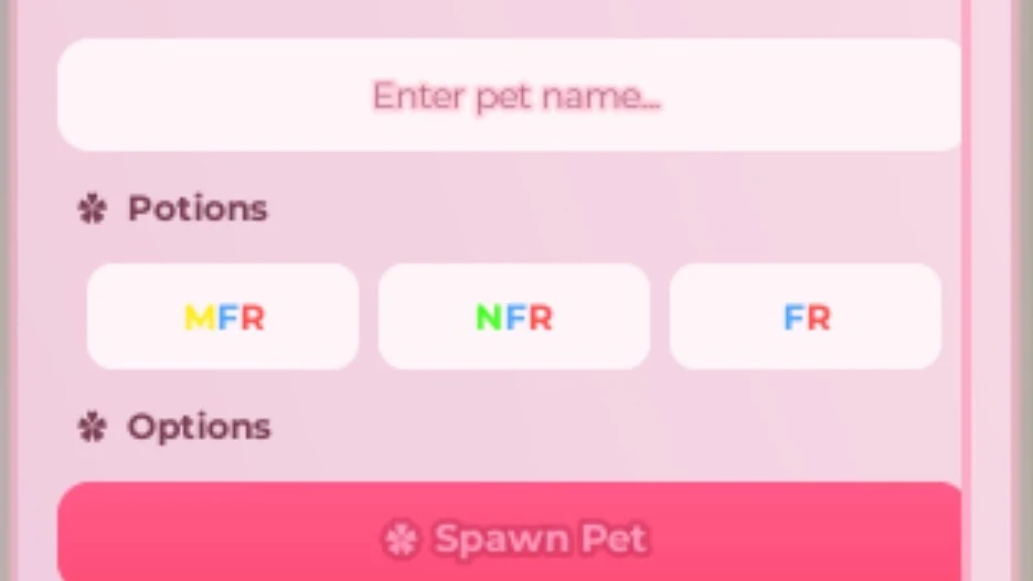 Adopt me spawner script